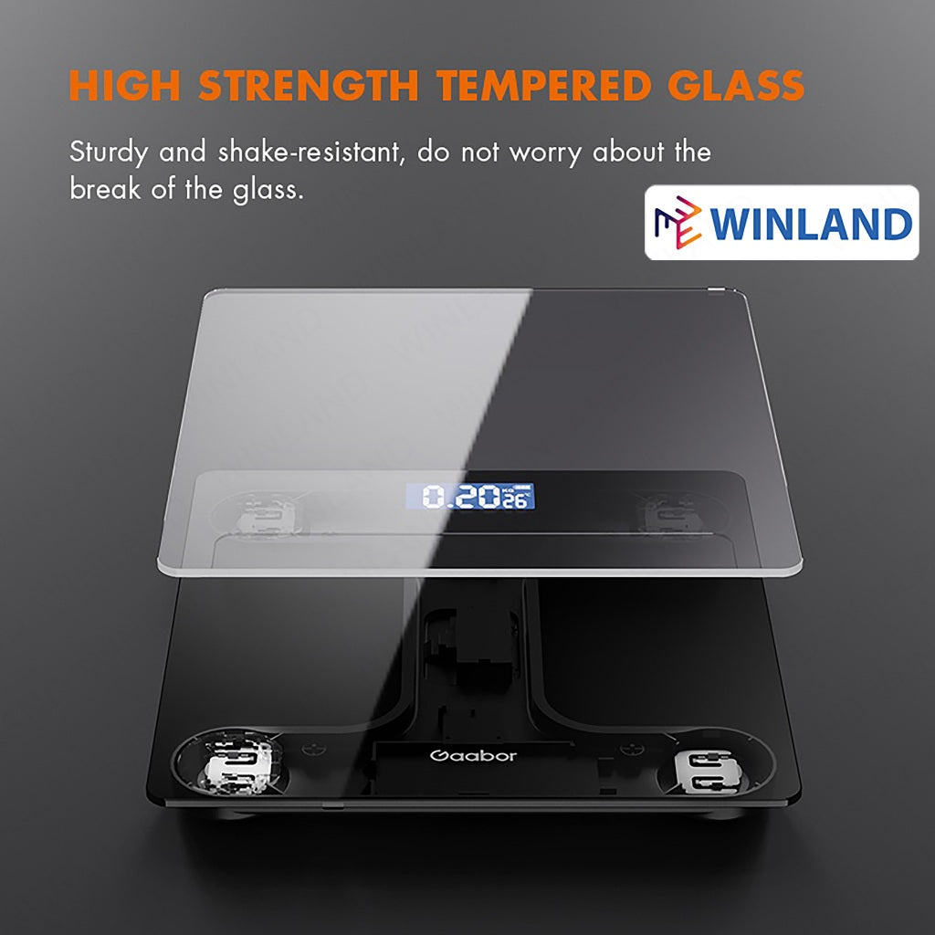 Gaabor Electronic Weighing Scale Large LED HD Display and Clear Numeric