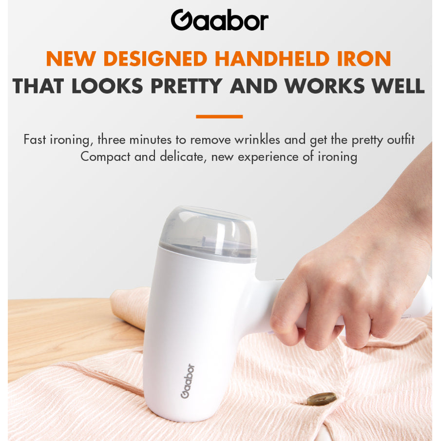 Gaabor Electric Handheld Iron Stainless Steel Ironing Board 1200W High Power Fast Ironing