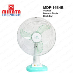 Mikata 16 Inches / 405mm Desk Electric Fan 45W (3-Banana Blade) MIK-MDF-1634B(LGRN)