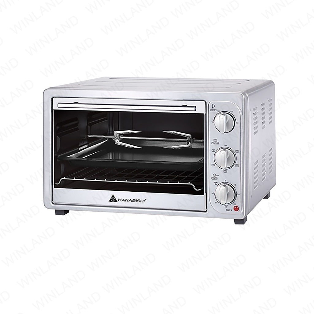 Hanabishi Pure Stainless Steel Rotisserie / Convection Oven 45 L Electric Oven HEO-45PSS