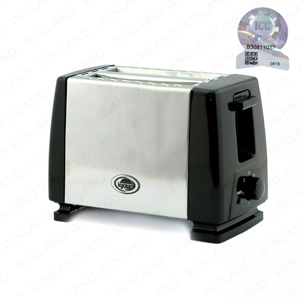 Kyowa by Winland 2-Sliced Pop Up Bread / Electric Toaster with 7 Bread Toasting Control KW-2510