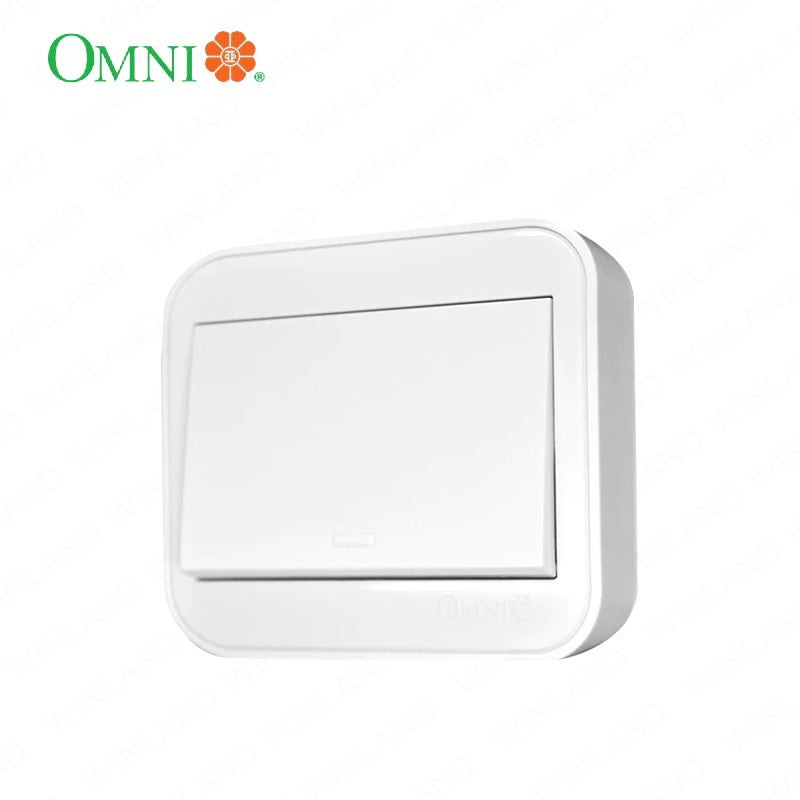 Omni by Winland Surface Mounted Convenience Wall Type Switch 1-Gang, 2-Gang, 3-Gang 10A