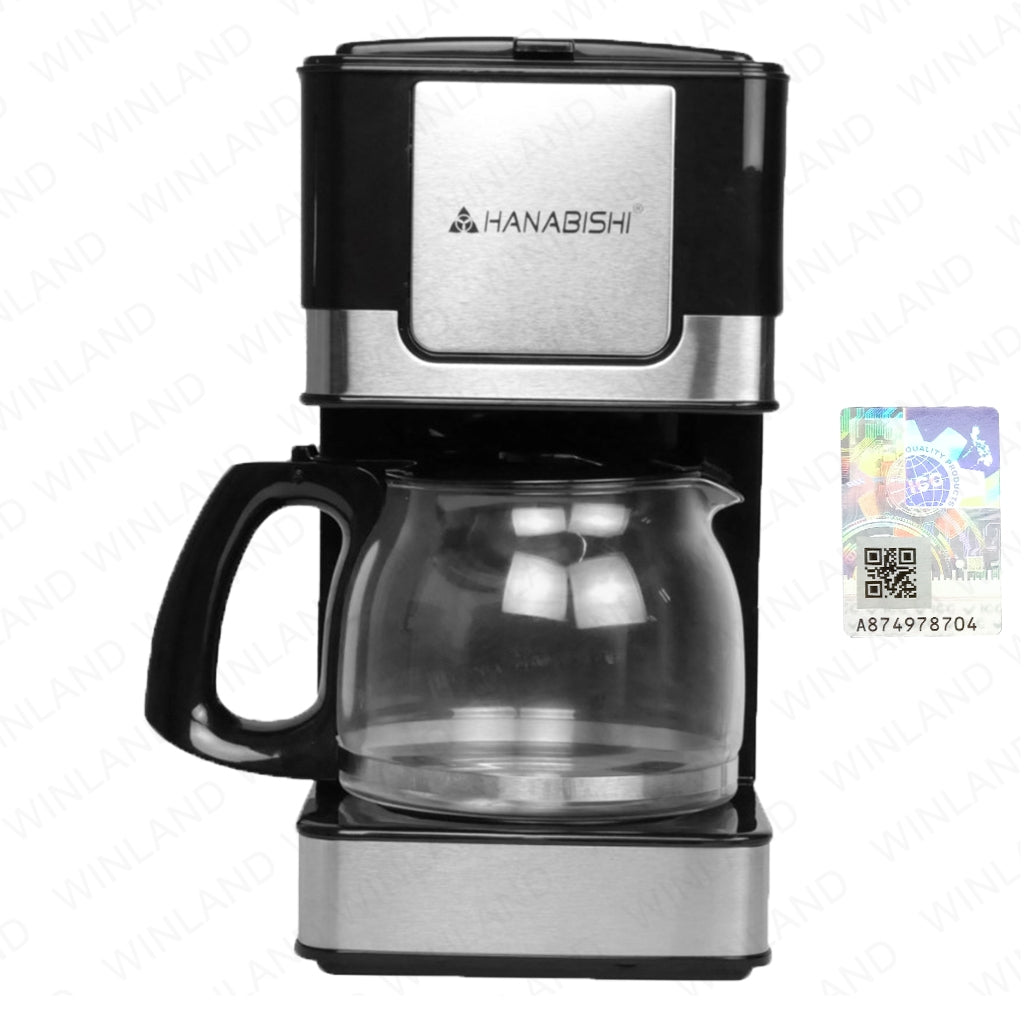 Hanabishi by Winland Coffee Cafe Maker Machine HCM15XB | Up to 6 cups