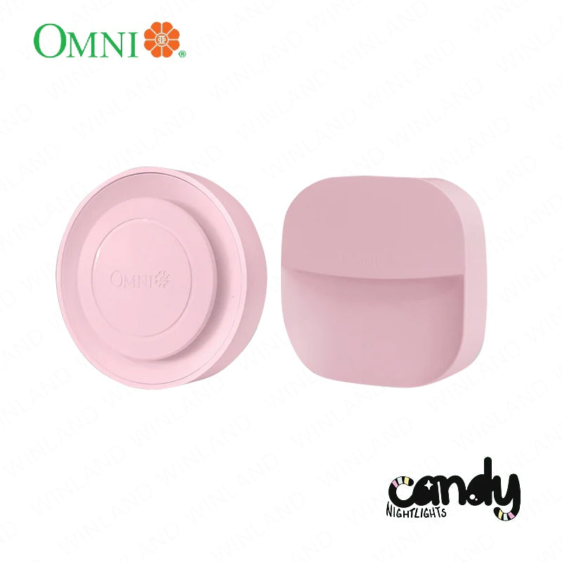 Omni by Winland Candy LED Night Light Round and Square LNL-101-PK/LNL-102-PK