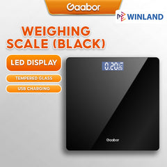 Gaabor Electronic Weighing Scale Large LED HD Display and Clear Numeric