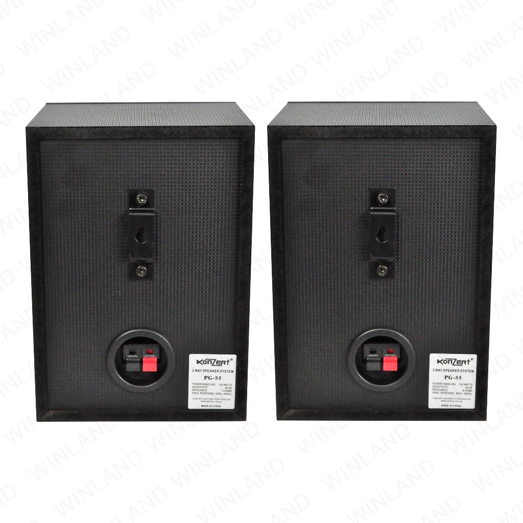 Konzert 5 Inches 2-Way Speaker System 100 watts / 80-20KHz PG-55