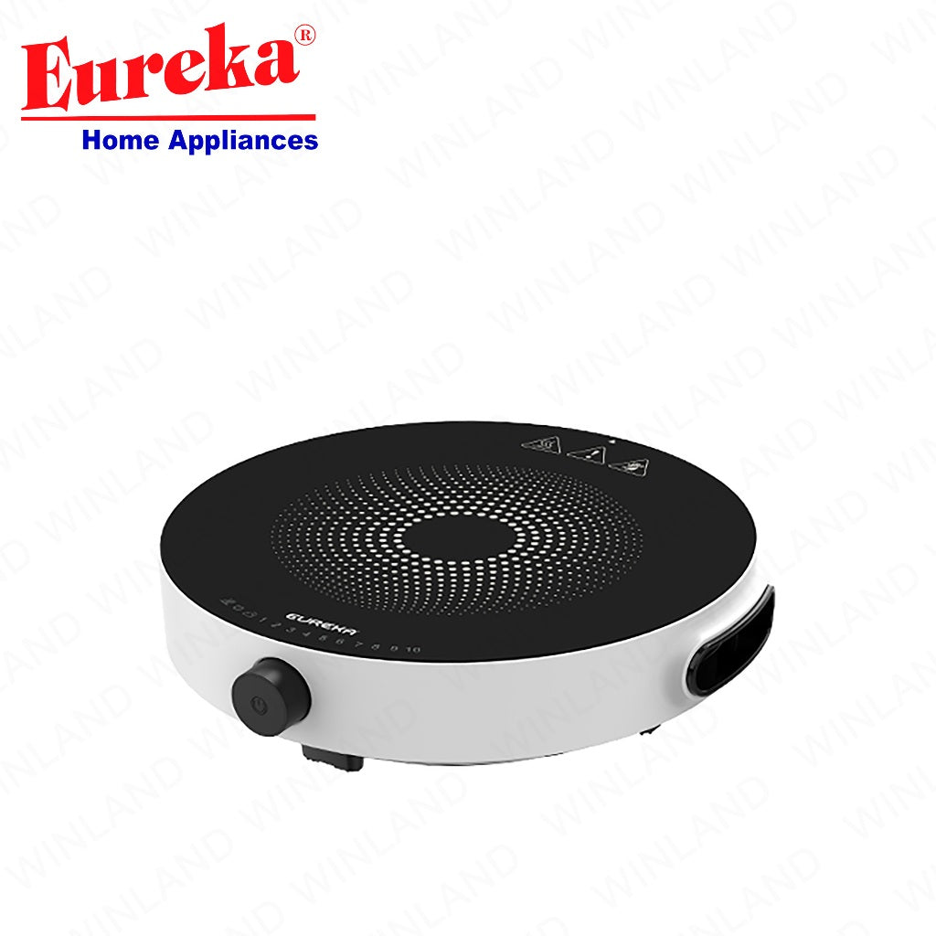 Eureka by Winland Round Induction Cooker 6-Cooking Functions with Child Lock Safety Feature EIC SHR