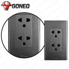 Bull/Goneo by Winland Duplex Universal Outlet Set 16A/250V (G34Z233A)