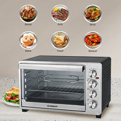 Eureka by Winland 40L Electric Oven with Rotisserie & Light Multi-cooking Function 2000W EEOR-40L S