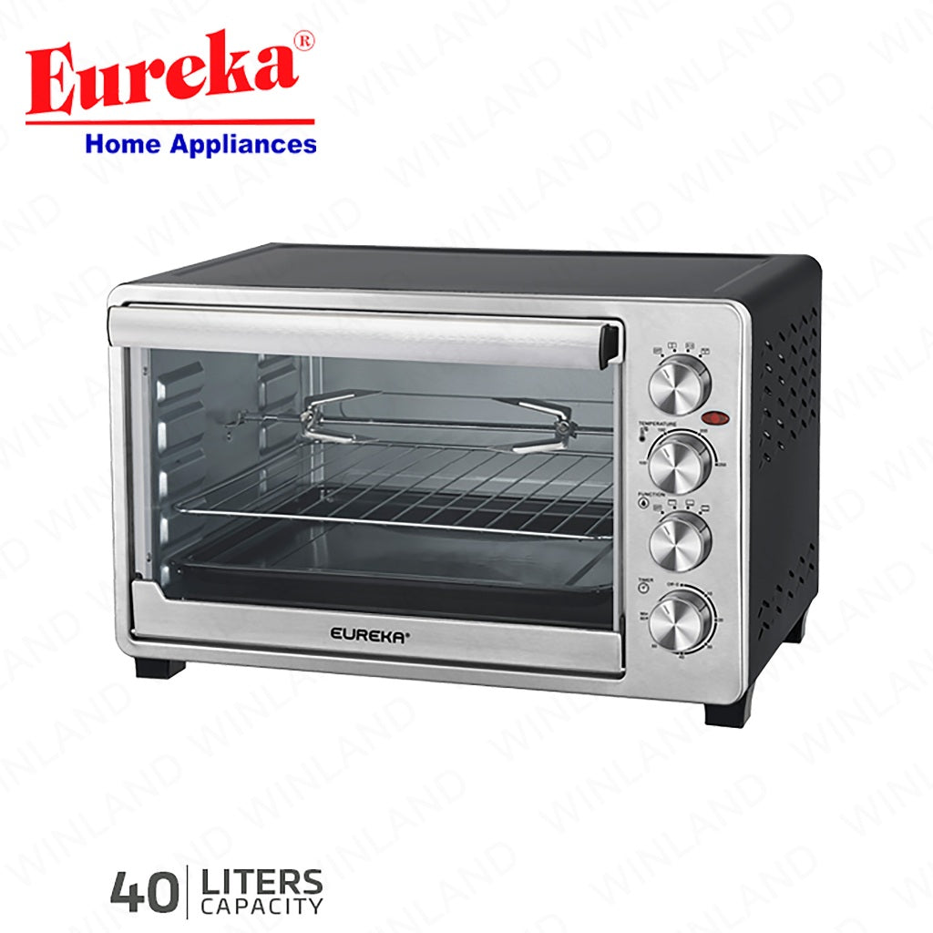 Eureka by Winland 40L Electric Oven with Rotisserie & Light Multi-cooking Function 2000W EEOR-40L S