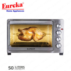 Eureka by Winland 50L Electric Oven with Rotisserie & Light Multi-cooking Function 2000W EEOR-50L S
