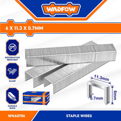 Wadfow 1000PCS/SET Staple Wires for Gun Tacker SOLD PER PACK WAD-HT