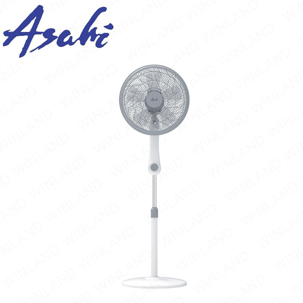Asahi by Winland 16inches(405mm) Plastic Grill Power Stand Fan 5-Leaf Blades 65Watts PG-6083