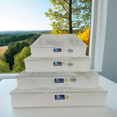 Grand Eagle by Winland Cake Tray Square 10in x 1.65in, 11in x 1.65in, 12in x 1.65in, 13in x 1.65in