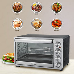 Eureka by Winland 35L Electric Oven with Rotisserie & Light Multi-Cooking Function 1500W EEOR-35L S