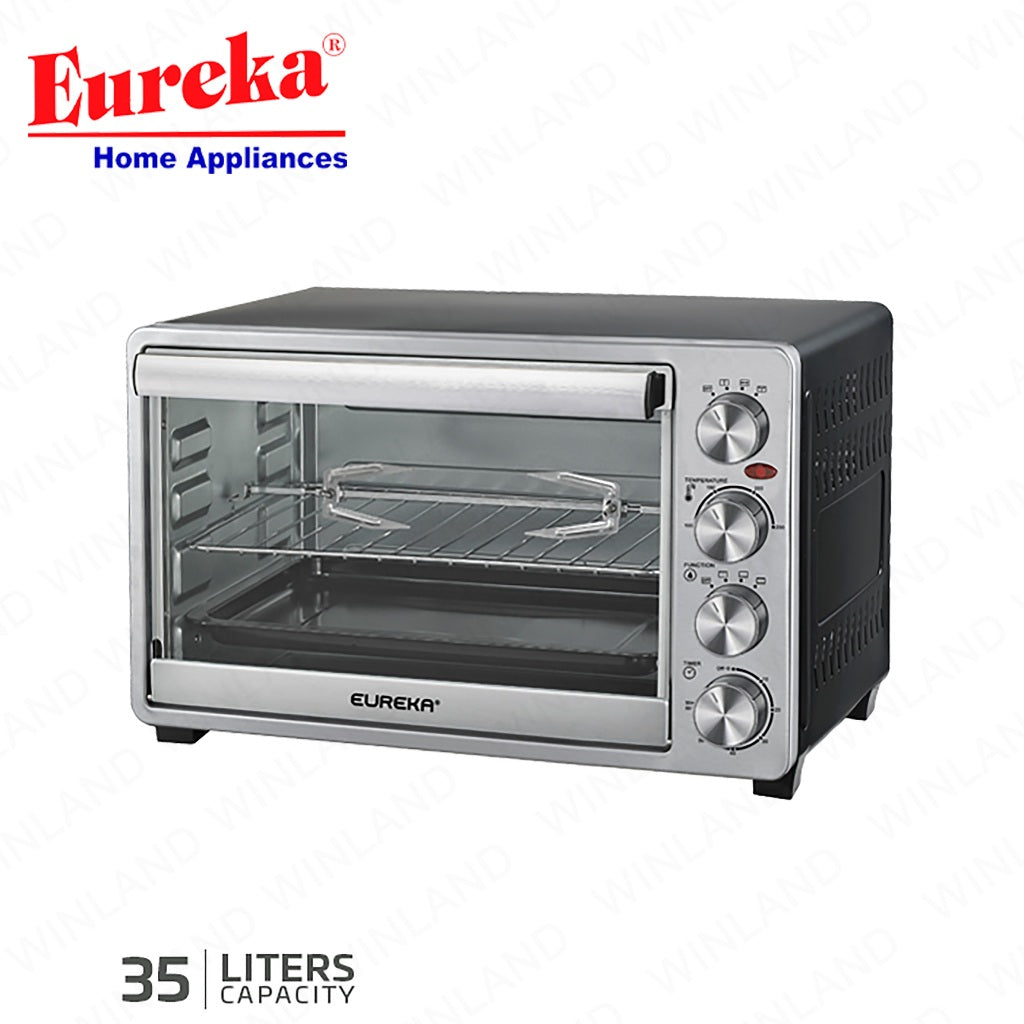 Eureka by Winland 35L Electric Oven with Rotisserie & Light Multi-Cooking Function 1500W EEOR-35L S