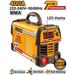 Ingco by Winland Inverter MMA Welding Machine 400A(380V) (Single-Phase) ING-MMA4006P ING-PT