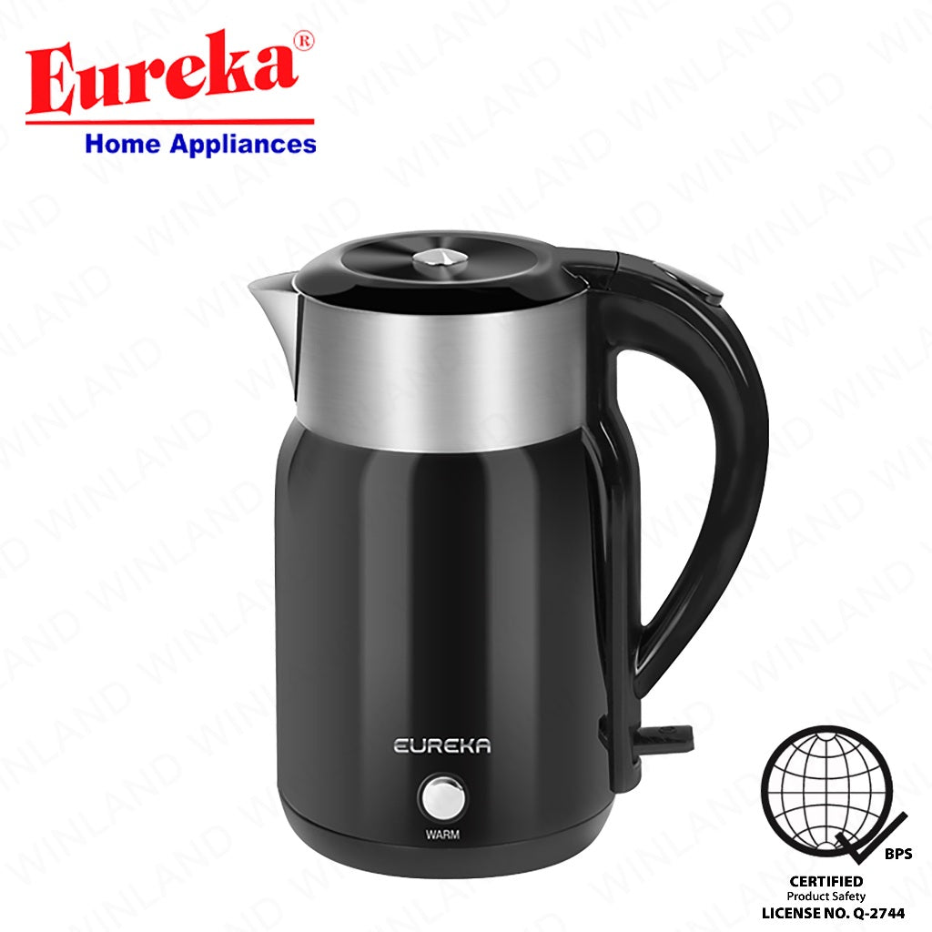 Eureka by Winland 1.8Liters 360° Rotating Base Optiwarm Electric Kettle/Water Heater 1500W EKW-1.8L
