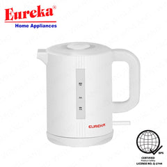 Eureka by Winland 1Liter Electric Kettle Stainless Inner Base See-Through Water Indicator EKR-1.0LW