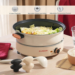 Eureka by Winland 5L Multicooker Non-stick Hotpot with Griller with 6-Cooking Function 1500W EHG-5L