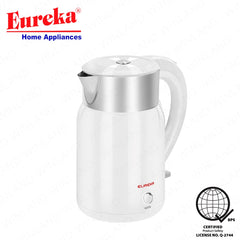 Eureka by Winland 1.8Liters 360° Rotating Base Optiwarm Electric Kettle/Water Heater 1500W EKW-1.8L