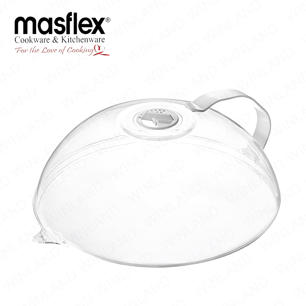 Masflex by Winland 26cm Microwave Splatter Cover w/ High-Quality Microwavable Plastic Material ZX-42