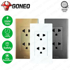 Bull/Goneo by Winland Duplex Universal Outlet Set 16A/250V (G34Z233A)