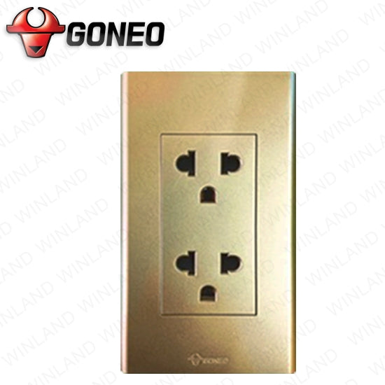 Bull/Goneo by Winland Duplex Universal Outlet Set 16A/250V (G34Z233A)