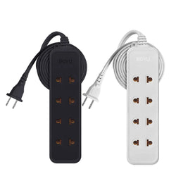 Royu by Winland 4 Universal Outlet + 1 Flat Pin Extension Cord (3M | 6M | 9M Extension) REDEC115