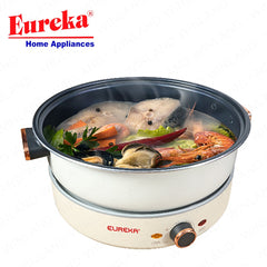 Eureka by Winland 5L Multicooker Non-stick Hotpot with Griller with 6-Cooking Function 1500W EHG-5L