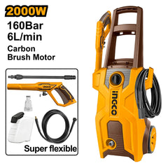 Ingco by Winland High Pressure Washer (160Bar (2320PSI)/2000W) HPWR20018P ING-PT