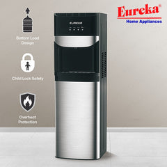 Eureka by Winland Standing Water Dispenser Bottom Load Stainless Hot, Normal and Cold EWD-BL SB