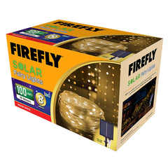 Firefly by Winland Bright Christmas Solar Fairy Lights 8-effects 0.4W 100LED 10Meters indoor/outdoor