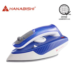 Hanabishi by Winland Travel Iron Dry Ironing/Steam Ironing with Folding Handle 1000W HI-99TR