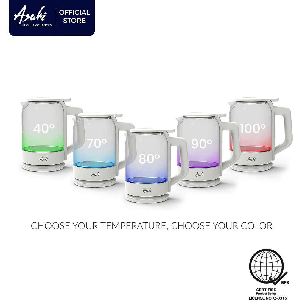 Asahi by Winland 1.5Liters Cordless Digital Electric Kettle 2000W EK-154