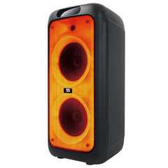 Elassion l Cosmic 8" 120W Subwoofer Portable Party Box Rechargeable Speaker with 1pc Wireless Mic
