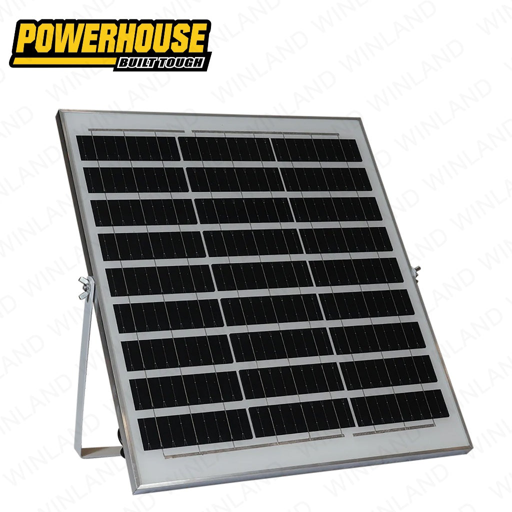 Powerhouse by Winland 16inch Electric Solar Stand Fan Electric Fan with USB Charging Port PHE-SSF-16