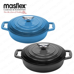 Masflex by Winland 22cm Artisan Skillet with & made from Enameled Cast Iron Lid SZ-22SK