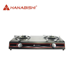 Hanabishi by Winland Double Coil Burner Gas Stove Stainless Top with Double Jet System GSDCB-3000