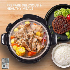 Eureka by Winland 6L Smart Express MultiCooker Electric Pressure Cooker 15+2 Cooking Select EEPC-6L