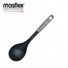 Masflex  Soup Ladle with Nylon Head & Soft Touch Handle - (Grey) HI-4126