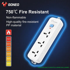 Bull/Goneo by Winland N-Series Extension Cord 3-Gang, 4-Gang, 5-Gang & 6-Gang 1.5M/5M American 3-pin