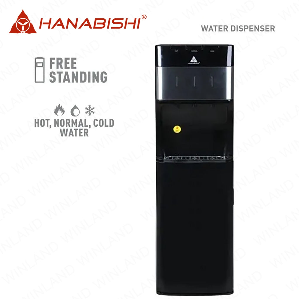 Hanabishi by Winland Bottom Load Water Dispenser Hot, Normal and Cold Function 585W HFSWD-1900BL