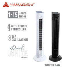 Hanabishi by Winland Tower Fan | Electric Fan 60-degree Oscillation 4 wind Modes 40Watts HTOWF-1600