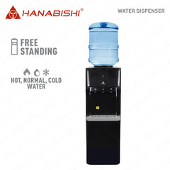 Hanabishi by Winland Free Standing Water Dispenser Hot, Normal & Cold with Mini Storage HFSWD-3100