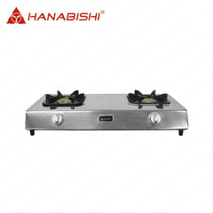Hanabishi by Winland Double Burner Gas Stove Stainless Steel Body, Energy Efficient Burner GS-3500