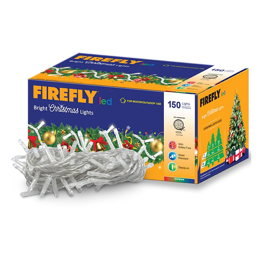 Firefly by Winland Bright Christmas Lights 150LED Steady-On 10 meters FXL1115044