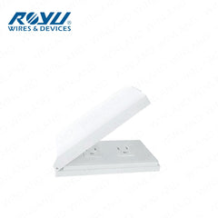 Royu by Winland Wide Series Blank Plate, Plate Cover Slim Type 1-Gang Plate for Universal Outlet