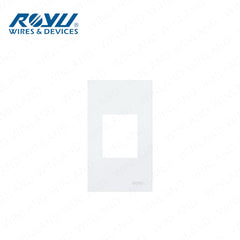 Royu by Winland Wide Series Blank Plate, Plate Cover Slim Type 1-Gang Plate for Universal Outlet
