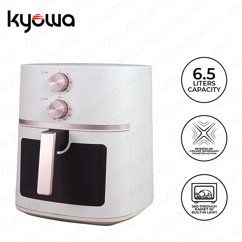 Kyowa by Winland 6.5Liters Air Fryer with Cyclone Technology 8-Preset Modes KW-3827